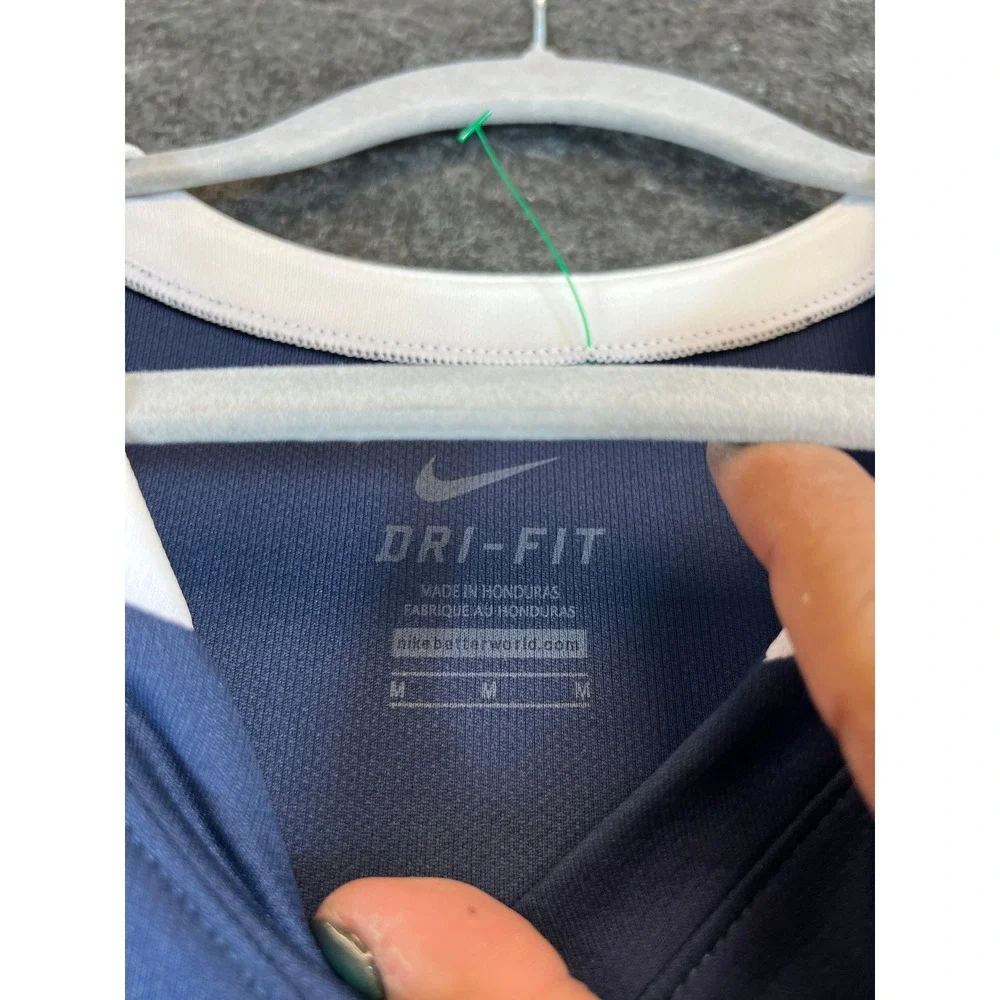Nike Penn State Jersey Womens M Blue Lacrosse Dri Fit Swoosh NCAA Sample 707104